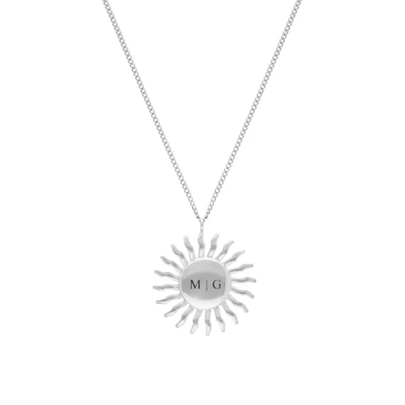 Finaste Zon ketting initials Sale