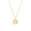 Finaste Zon ketting vintage goudkleurig Online
