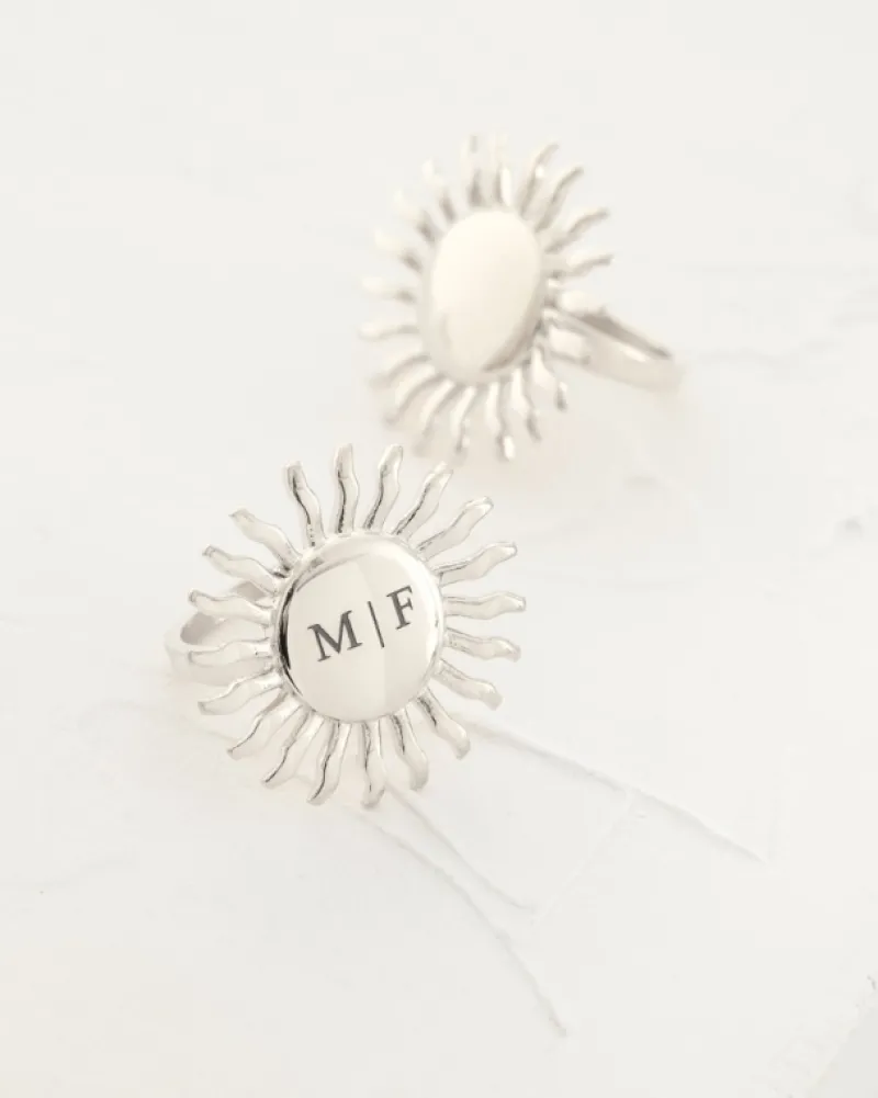 Finaste Zon ring initials Sale