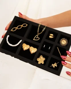 Finaste Zon ring initials goudkleurig Best