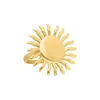 Finaste Zon ring statement goudkleurig Fashion