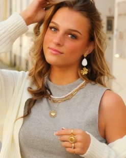 Finaste Zon ring statement goudkleurig Fashion